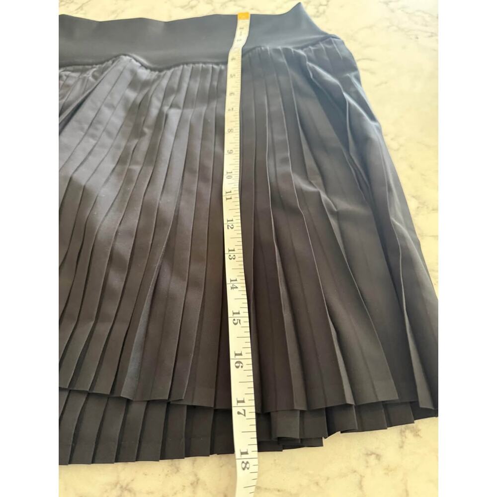 Alo Grand Slam Tennis Skirt Pleated Black Size Large - Picture 9 of 12